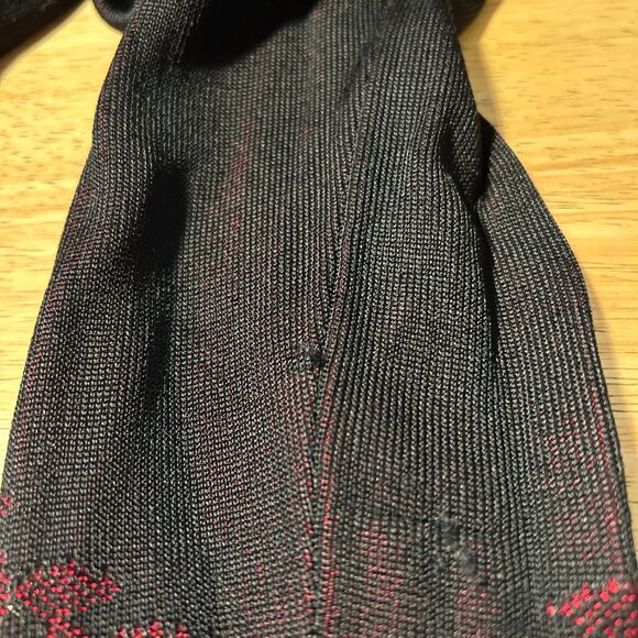 Womens Escada Black Red Floral Knit Cardigan Sweater 36 US/S - Picture 13 of 14